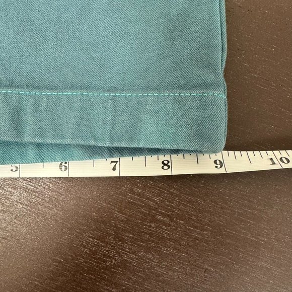 St. John Sport Teal Blue High Waist Acid Wash Bootcut Jeans 2 (25.5x27.5) - Picture 14 of 14